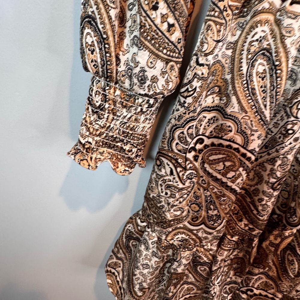 Michael Kors Brown Paisley Dress - Picture 4 of 11